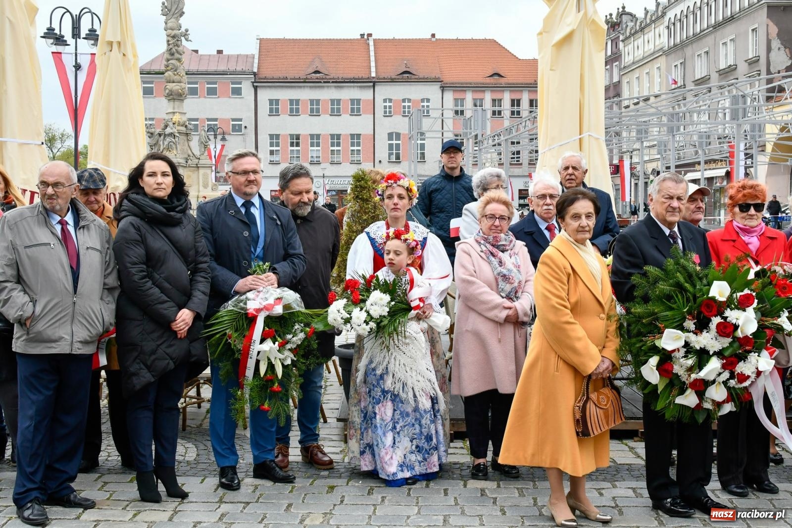 Zdjęcie w galerii na portalu naszraciborz.pl: Święto Narodowe Trzeciego Maja w Raciborzu [FOTO i WIDEO] wiadomości z regionu