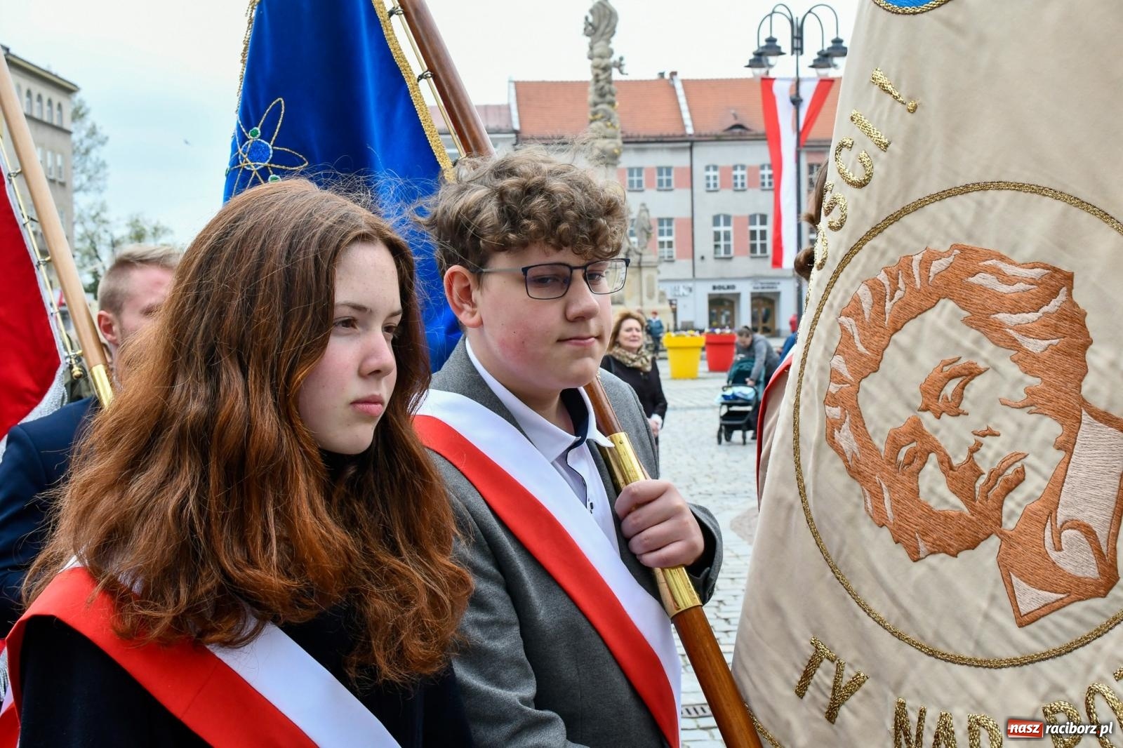 Zdjęcie w galerii na portalu naszraciborz.pl: Święto Narodowe Trzeciego Maja w Raciborzu [FOTO i WIDEO] wiadomości z regionu