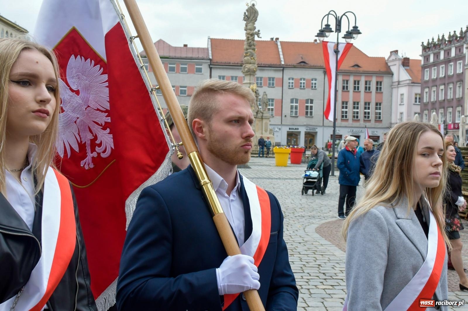 Zdjęcie w galerii na portalu naszraciborz.pl: Święto Narodowe Trzeciego Maja w Raciborzu [FOTO i WIDEO] wiadomości z regionu