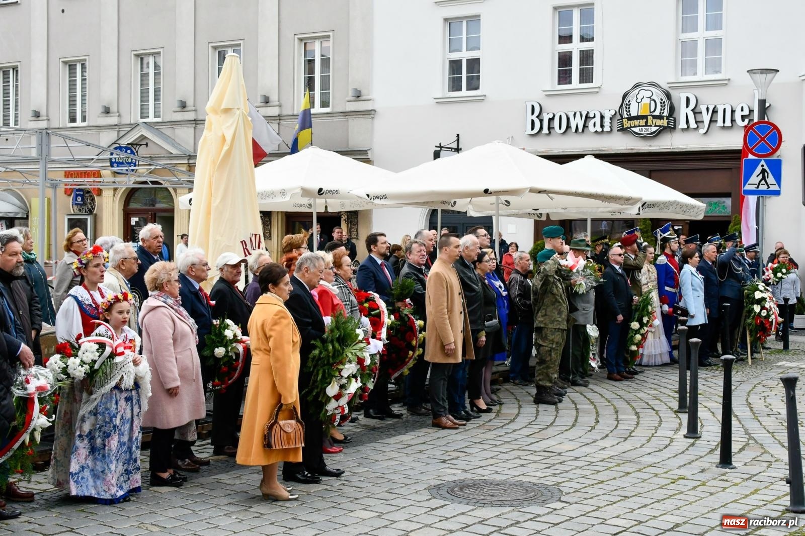 Zdjęcie w galerii na portalu naszraciborz.pl: Święto Narodowe Trzeciego Maja w Raciborzu [FOTO i WIDEO] wiadomości z regionu