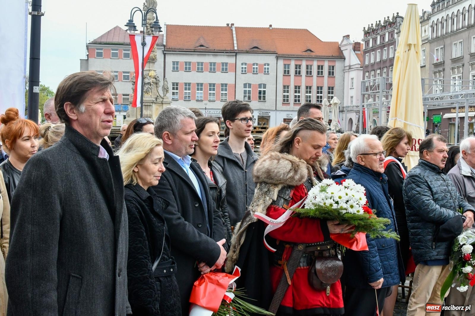 Zdjęcie w galerii na portalu naszraciborz.pl: Święto Narodowe Trzeciego Maja w Raciborzu [FOTO i WIDEO] wiadomości z regionu