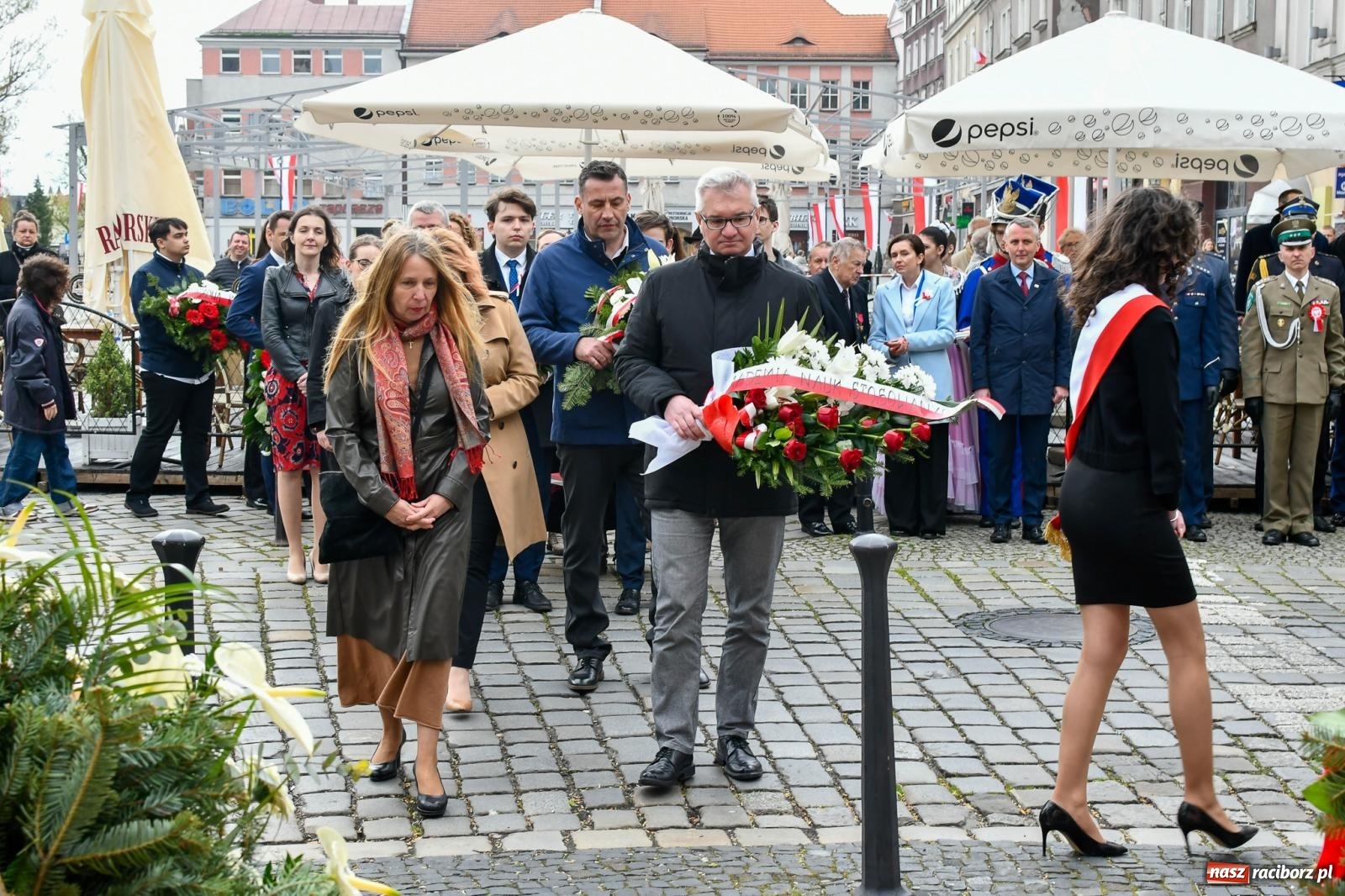 Zdjęcie w galerii na portalu naszraciborz.pl: Święto Narodowe Trzeciego Maja w Raciborzu [FOTO i WIDEO] wiadomości z regionu