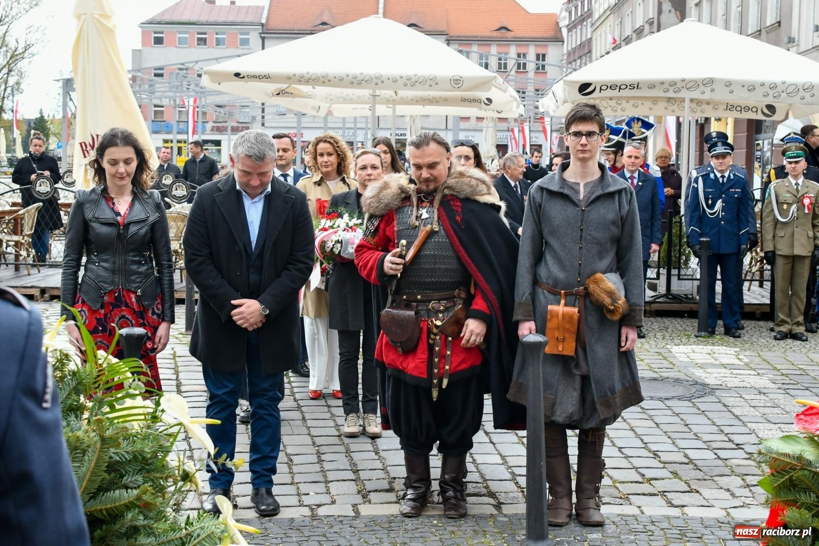 Zdjęcie w galerii na portalu naszraciborz.pl: Święto Narodowe Trzeciego Maja w Raciborzu [FOTO i WIDEO] wiadomości z regionu
