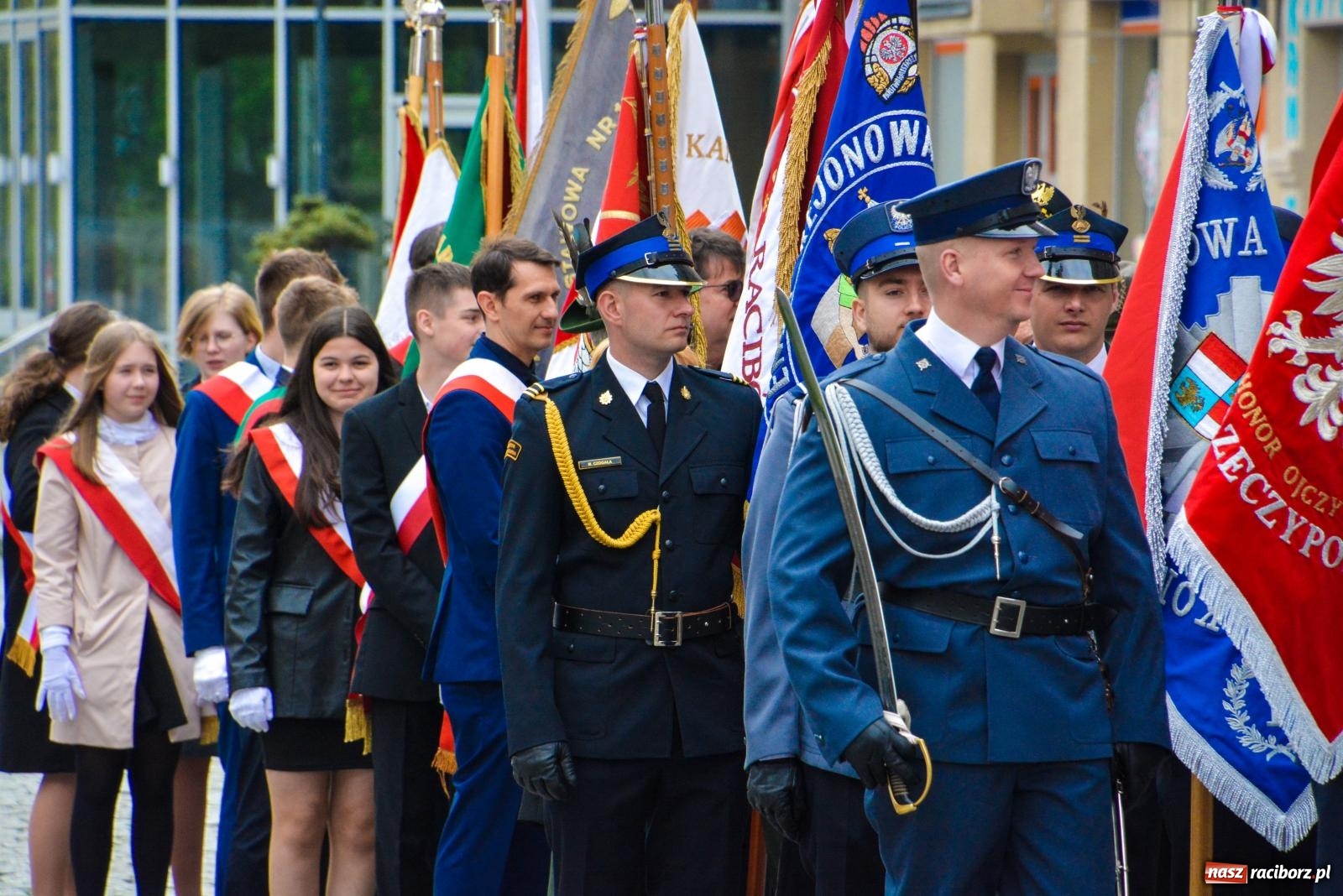 Zdjęcie w galerii na portalu naszraciborz.pl: Święto Narodowe Trzeciego Maja w Raciborzu [FOTO i WIDEO] wiadomości z regionu