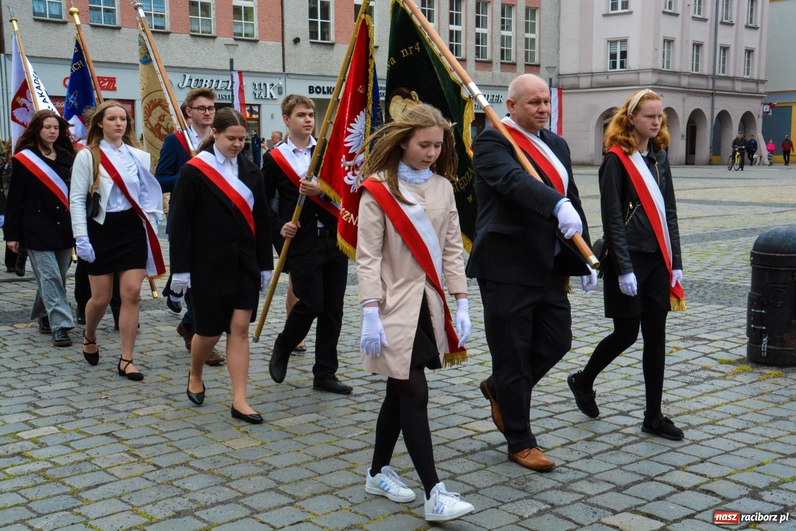 Zdjęcie w galerii na portalu naszraciborz.pl: Święto Narodowe Trzeciego Maja w Raciborzu [FOTO i WIDEO] wiadomości z regionu