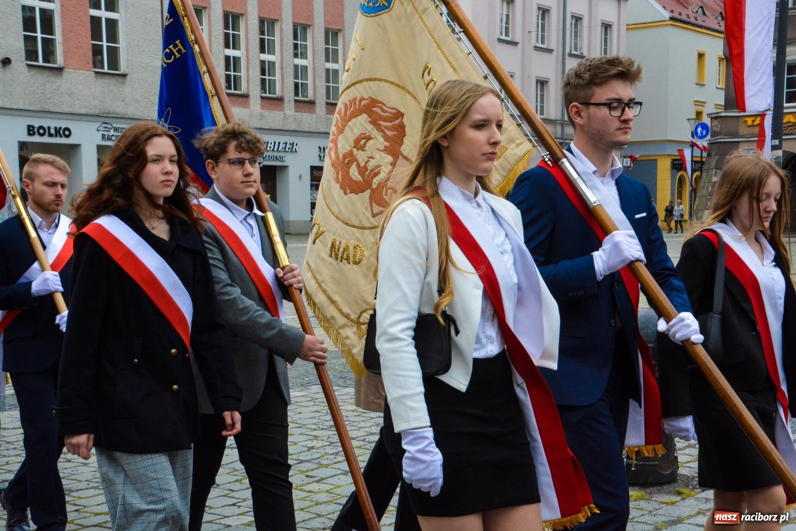 Zdjęcie w galerii na portalu naszraciborz.pl: Święto Narodowe Trzeciego Maja w Raciborzu [FOTO i WIDEO] wiadomości z regionu