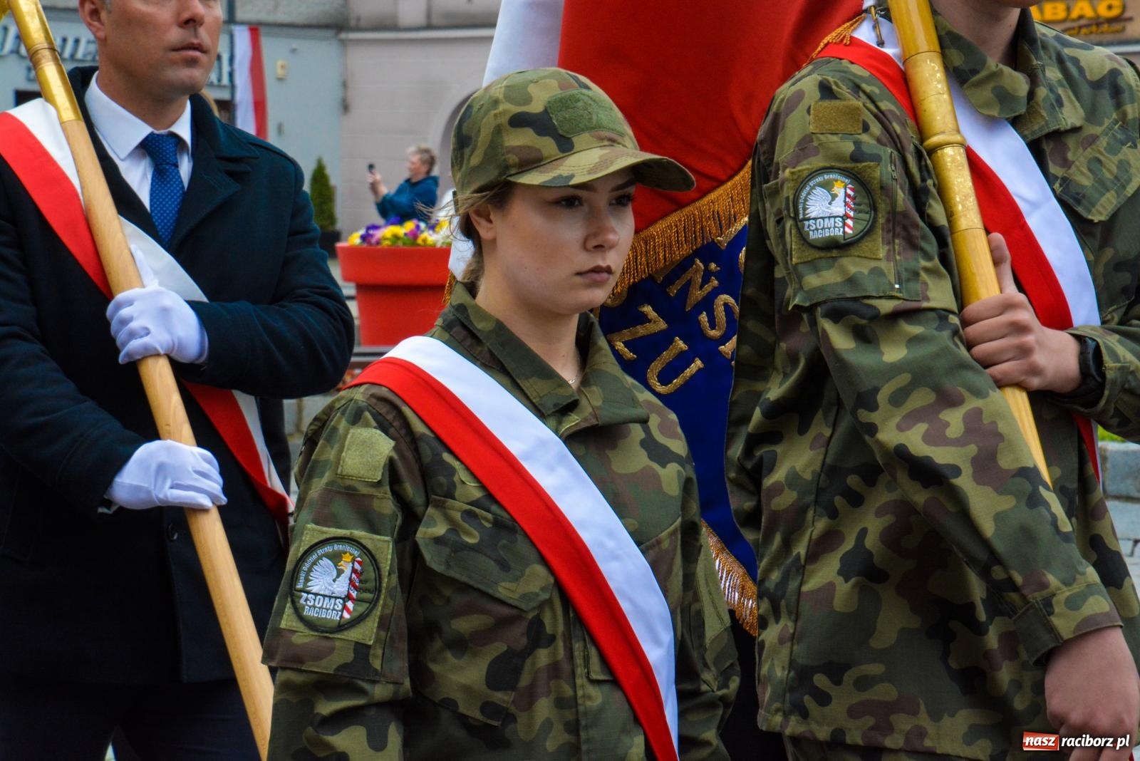 Zdjęcie w galerii na portalu naszraciborz.pl: Święto Narodowe Trzeciego Maja w Raciborzu [FOTO i WIDEO] wiadomości z regionu