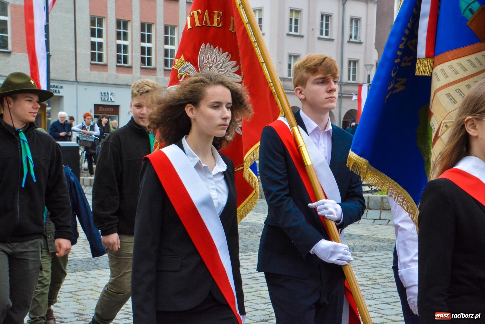Zdjęcie w galerii na portalu naszraciborz.pl: Święto Narodowe Trzeciego Maja w Raciborzu [FOTO i WIDEO] wiadomości z regionu