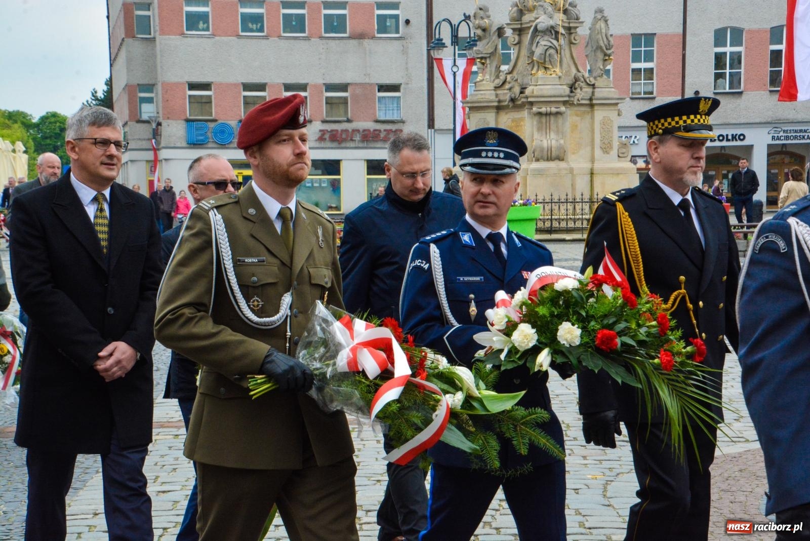 Zdjęcie w galerii na portalu naszraciborz.pl: Święto Narodowe Trzeciego Maja w Raciborzu [FOTO i WIDEO] wiadomości z regionu