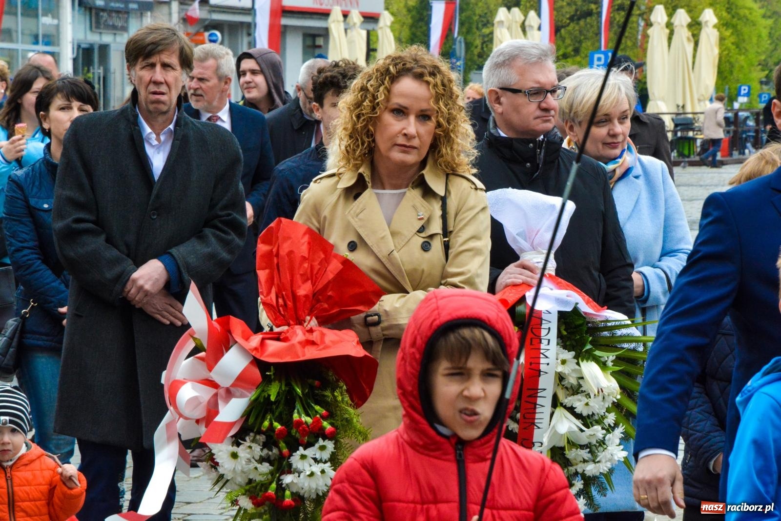Zdjęcie w galerii na portalu naszraciborz.pl: Święto Narodowe Trzeciego Maja w Raciborzu [FOTO i WIDEO] wiadomości z regionu