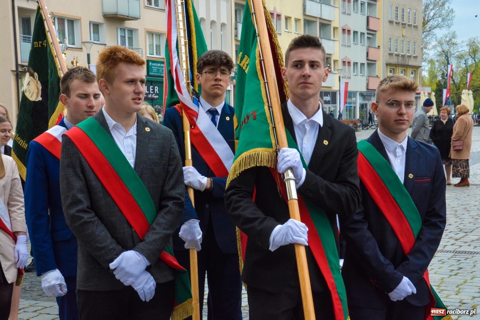 Zdjęcie w galerii na portalu naszraciborz.pl: Święto Narodowe Trzeciego Maja w Raciborzu [FOTO i WIDEO] wiadomości z regionu