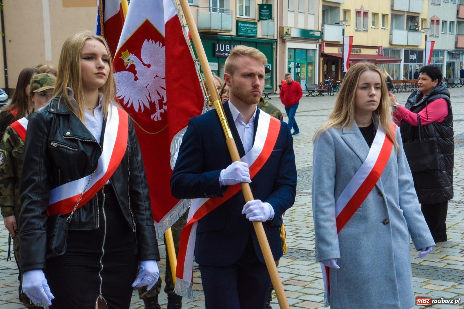 Zdjęcie w galerii na portalu naszraciborz.pl: Święto Narodowe Trzeciego Maja w Raciborzu [FOTO i WIDEO] wiadomości z regionu
