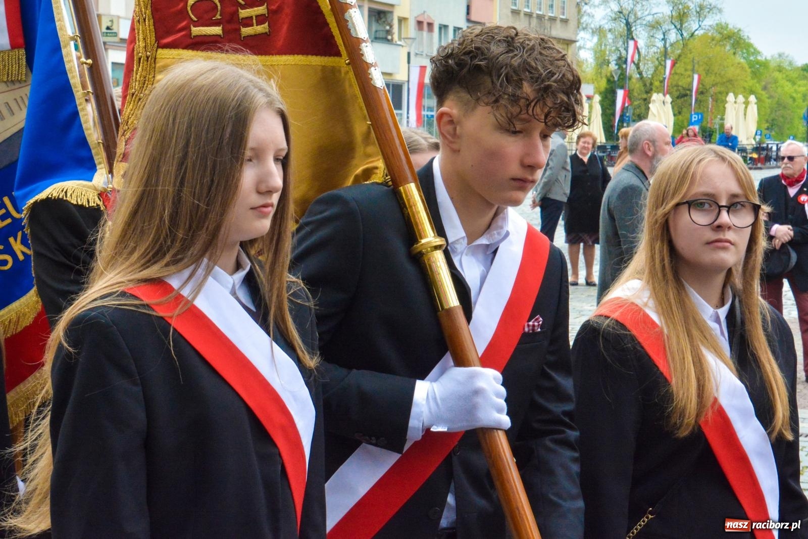 Zdjęcie w galerii na portalu naszraciborz.pl: Święto Narodowe Trzeciego Maja w Raciborzu [FOTO i WIDEO] wiadomości z regionu