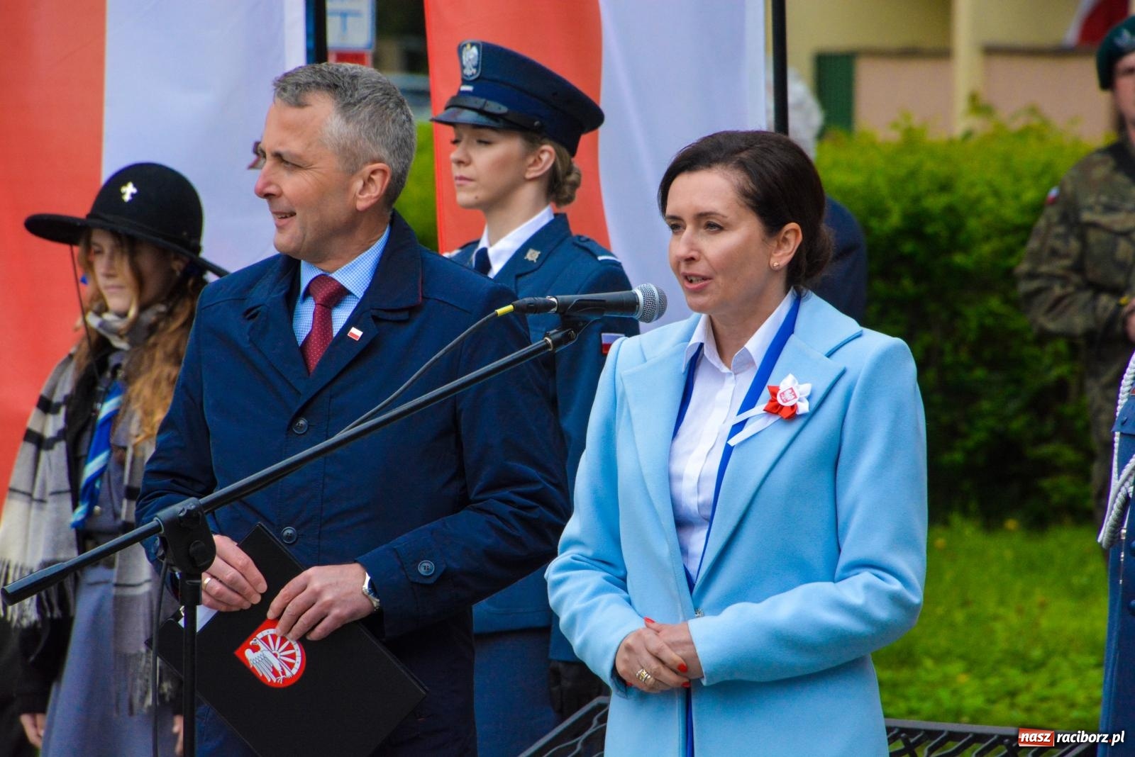 Zdjęcie w galerii na portalu naszraciborz.pl: Święto Narodowe Trzeciego Maja w Raciborzu [FOTO i WIDEO] wiadomości z regionu