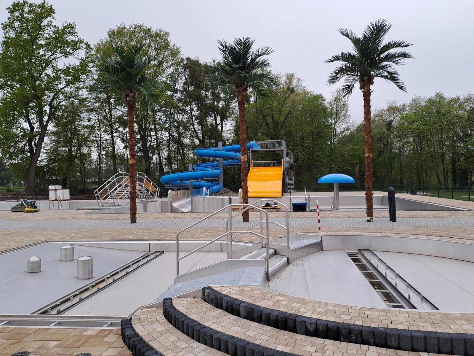 Zdjęcie w galerii na portalu naszraciborz.pl: Budowa nowoczesnego kąpieliska w Tworkowie na finiszu [FOTO] wiadomości z regionu