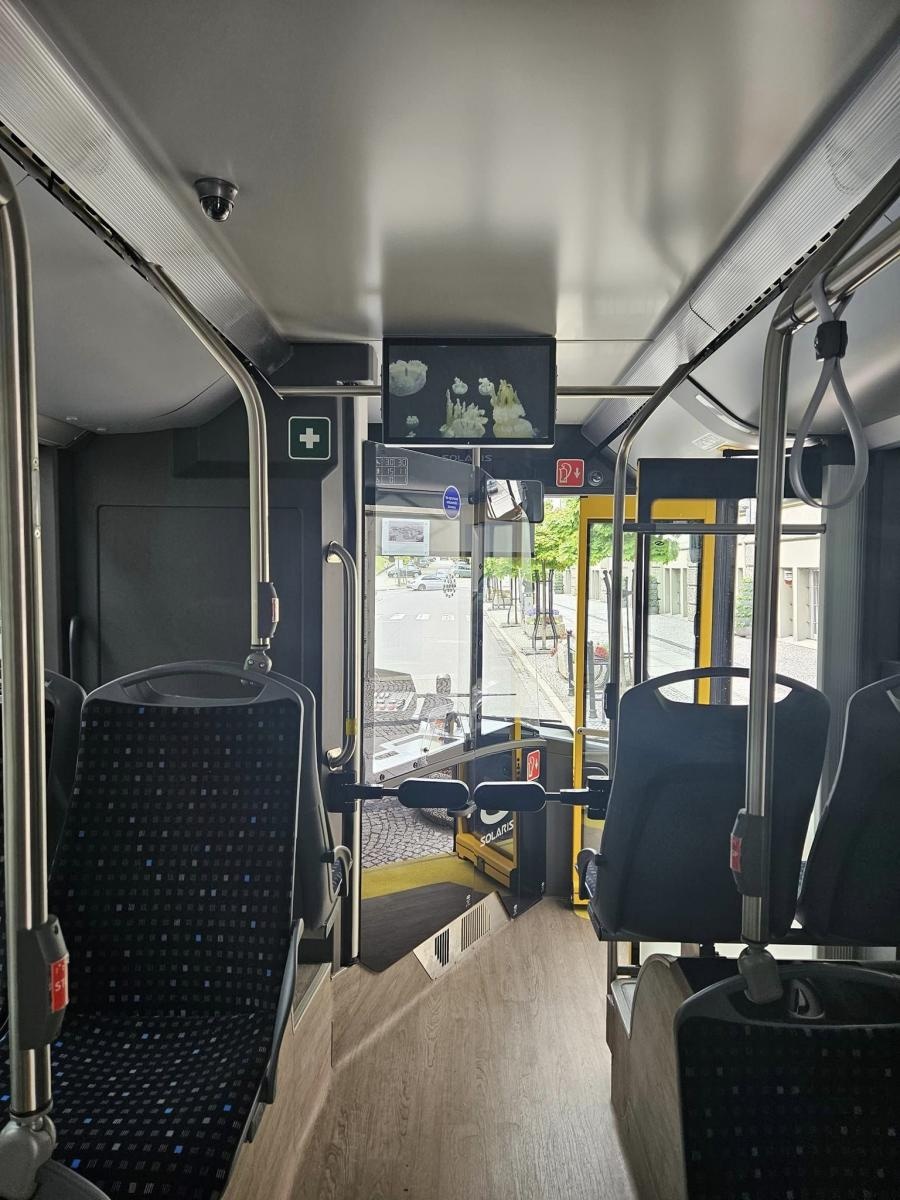Zdjęcie w galerii na portalu naszraciborz.pl: Raciborskie PK testuje e-bus Solarisa wiadomości z regionu