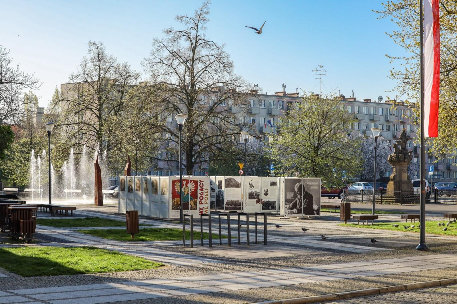 Zdjęcie w galerii na portalu naszraciborz.pl: Wystawa na skwerze prałata Pieczki tylko do czwartku! wiadomości z regionu