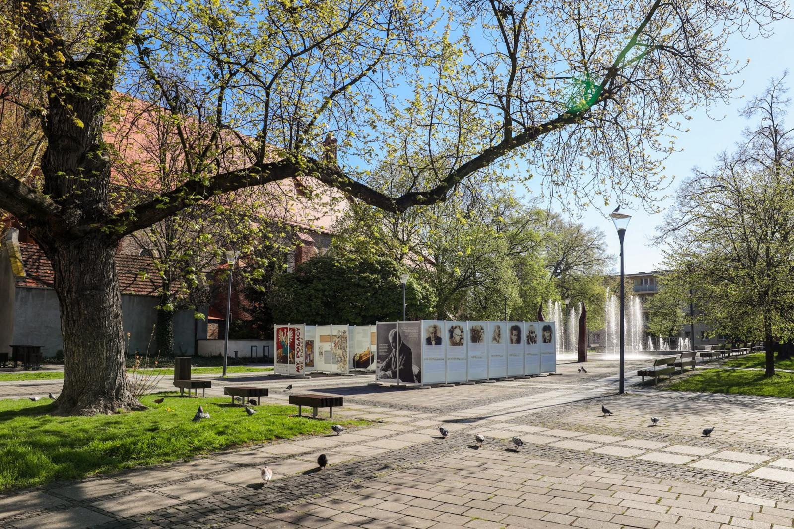 Zdjęcie w galerii na portalu naszraciborz.pl: Wystawa na skwerze prałata Pieczki tylko do czwartku! wiadomości z regionu