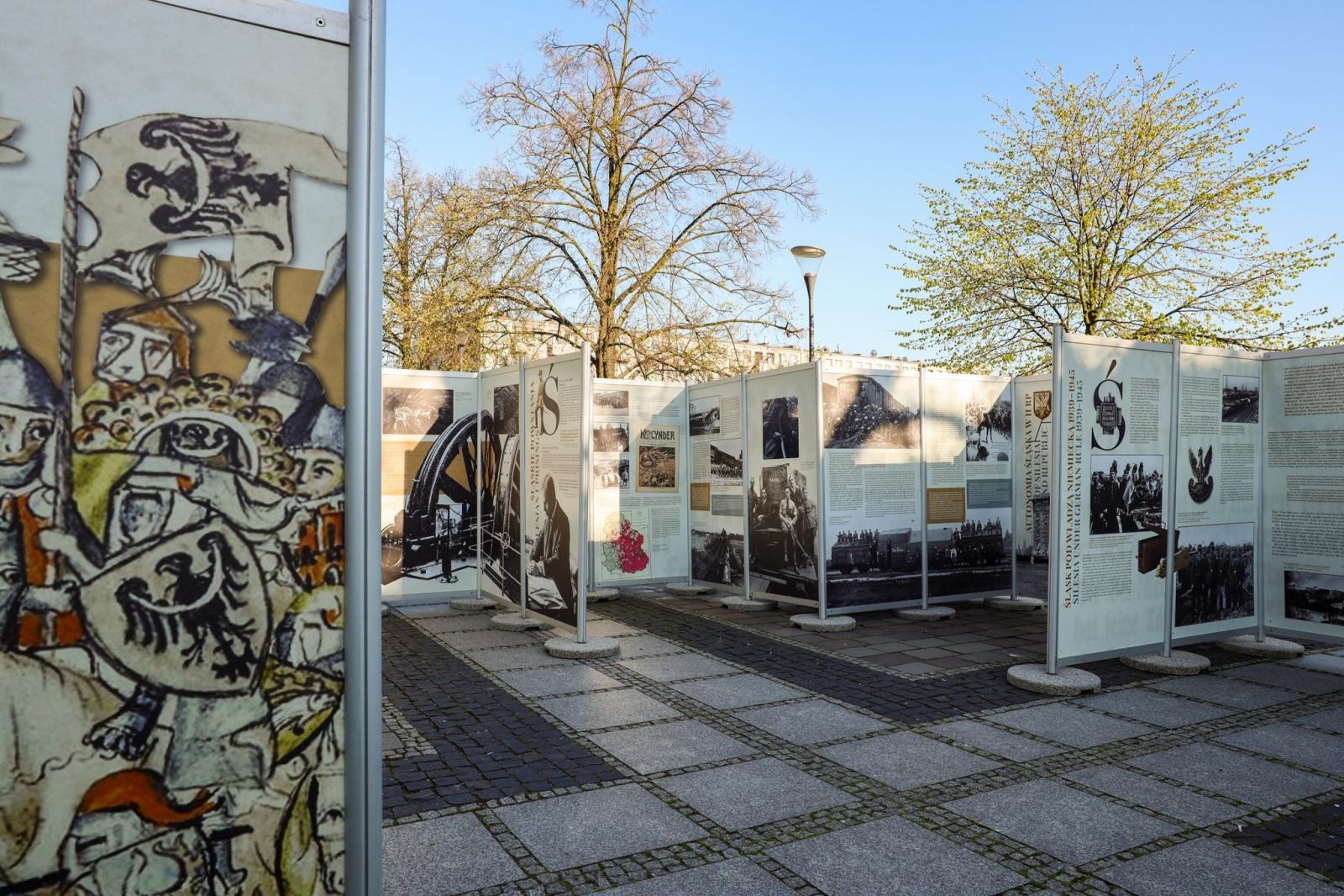 Zdjęcie w galerii na portalu naszraciborz.pl: Wystawa na skwerze prałata Pieczki tylko do czwartku! wiadomości z regionu