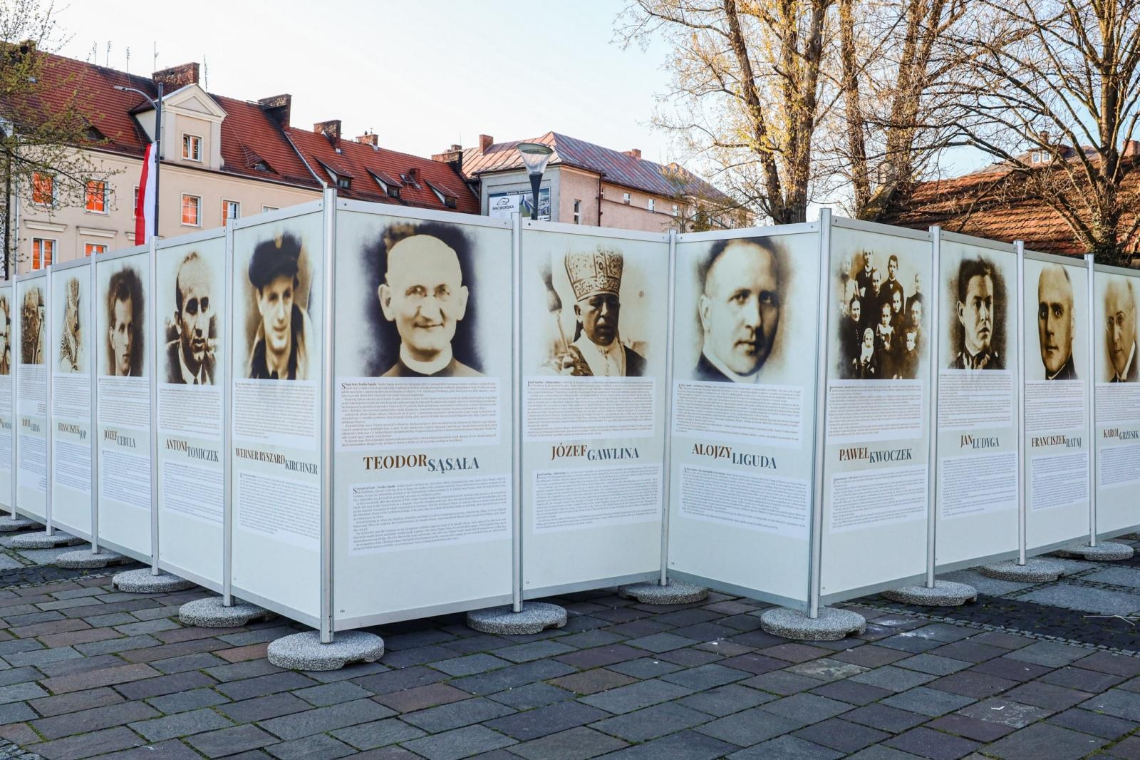 Zdjęcie w galerii na portalu naszraciborz.pl: Wystawa na skwerze prałata Pieczki tylko do czwartku! wiadomości z regionu