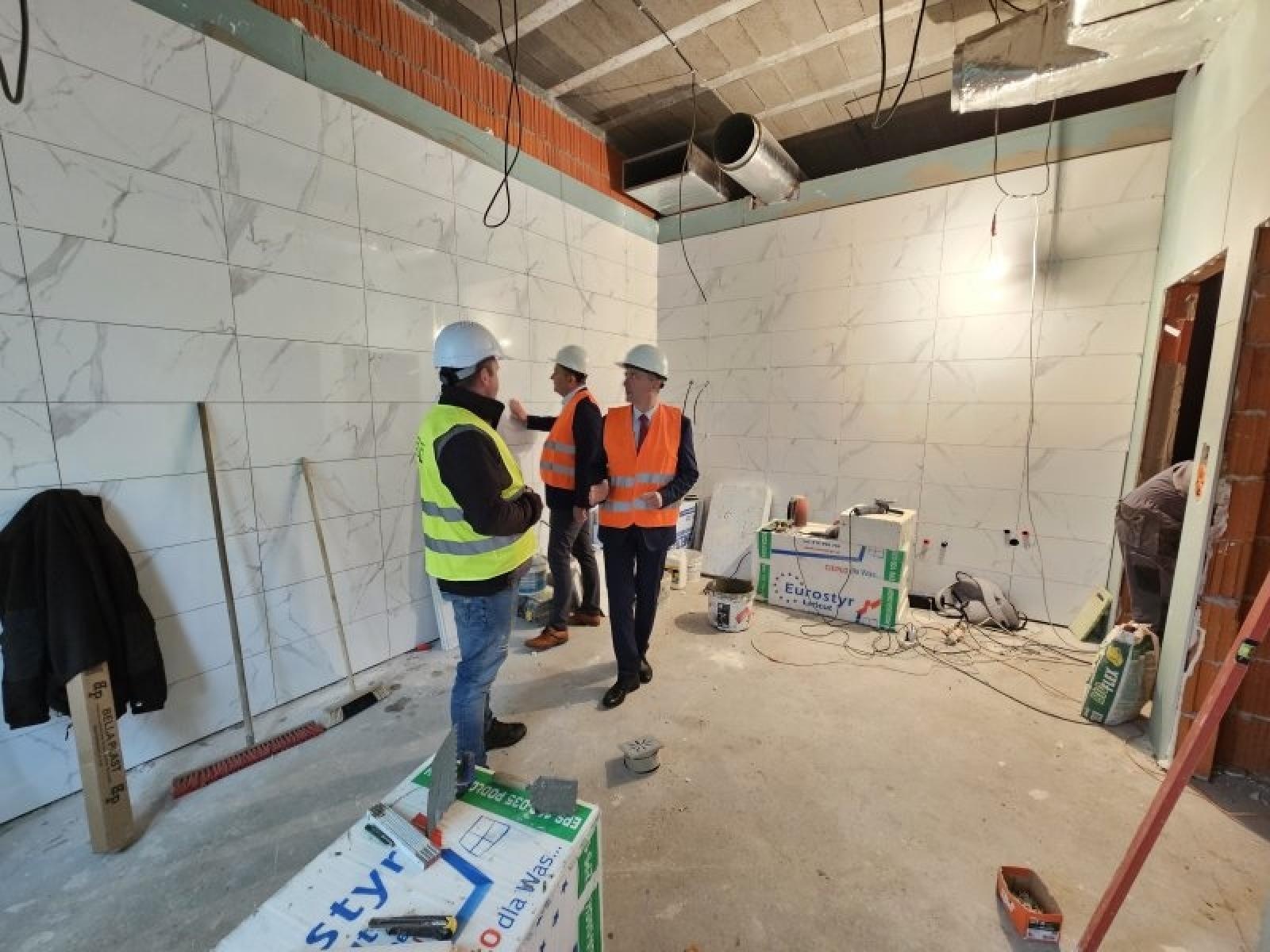 Zdjęcie w galerii na portalu naszraciborz.pl: Budowa przedszkola w Markowicach idzie zgodnie z planem wiadomości z regionu