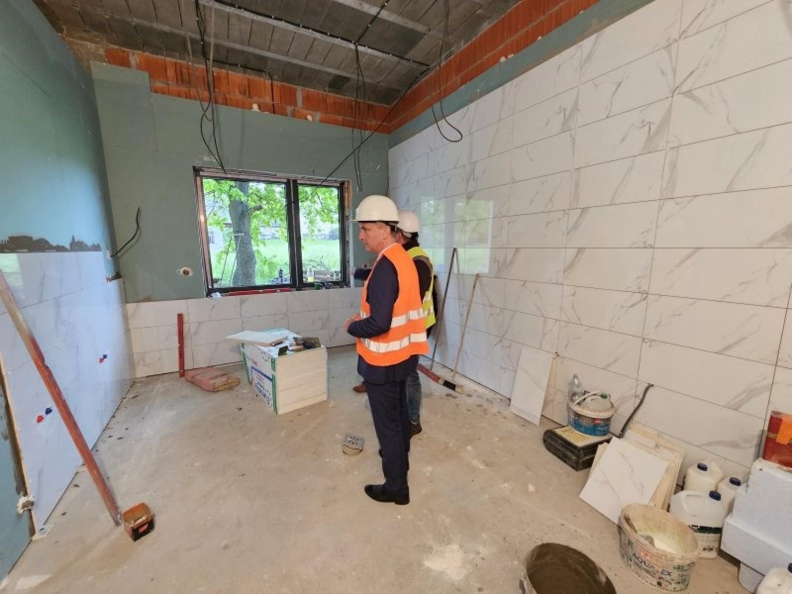 Zdjęcie w galerii na portalu naszraciborz.pl: Budowa przedszkola w Markowicach idzie zgodnie z planem wiadomości z regionu