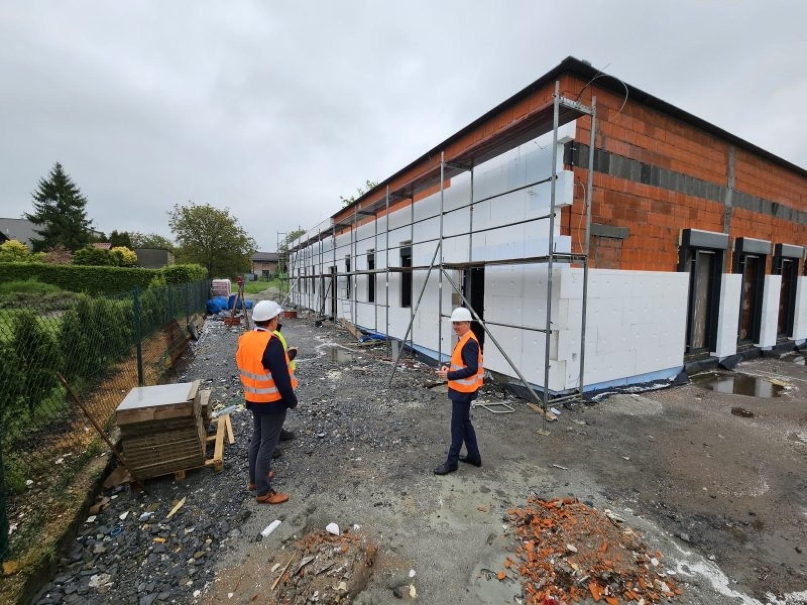 Zdjęcie w galerii na portalu naszraciborz.pl: Budowa przedszkola w Markowicach idzie zgodnie z planem wiadomości z regionu
