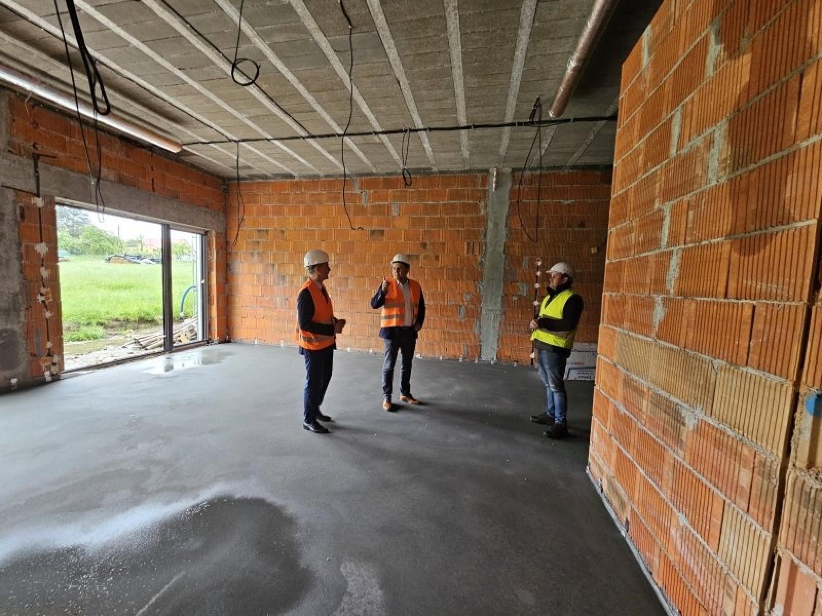 Zdjęcie w galerii na portalu naszraciborz.pl: Budowa przedszkola w Markowicach idzie zgodnie z planem wiadomości z regionu