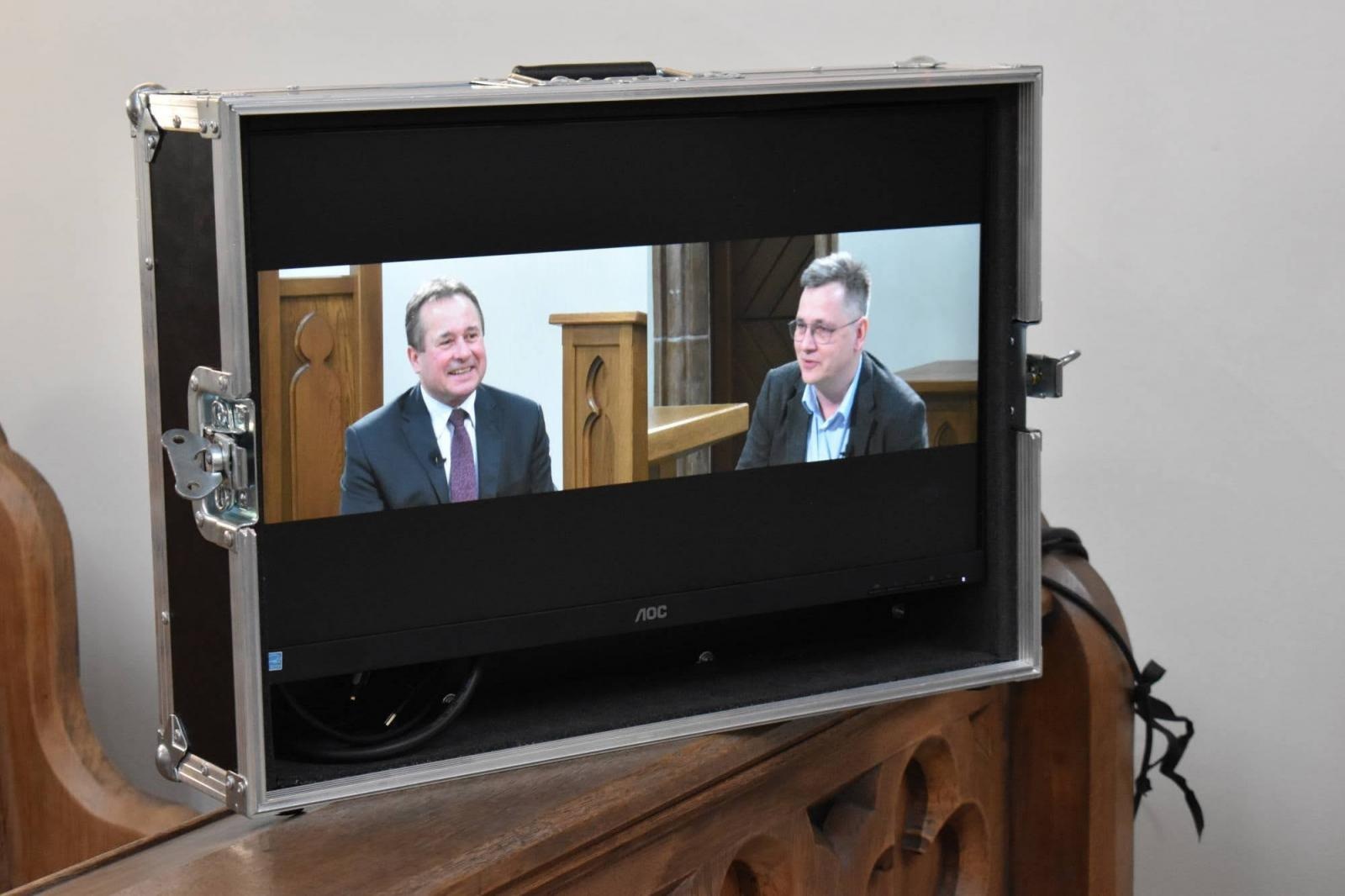Zdjęcie w galerii na portalu naszraciborz.pl: Scena Premier Naukowych. Talk-show na Zamku Piastowskim za nami wiadomości z regionu