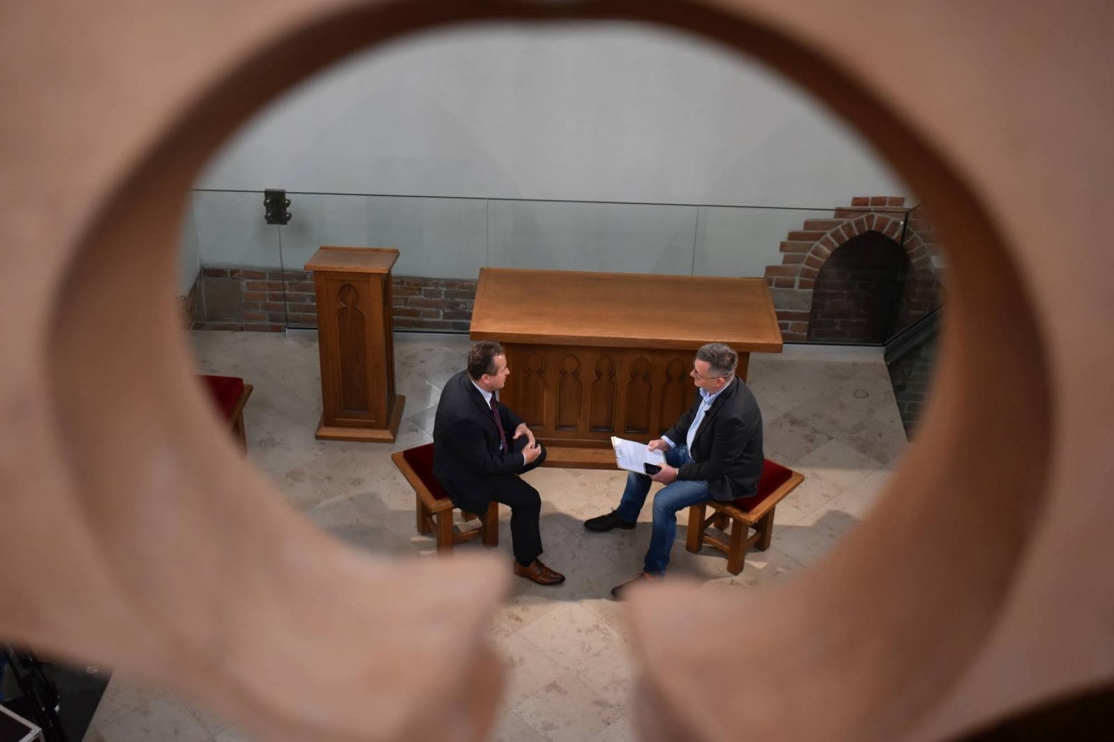 Zdjęcie w galerii na portalu naszraciborz.pl: Scena Premier Naukowych. Talk-show na Zamku Piastowskim za nami wiadomości z regionu