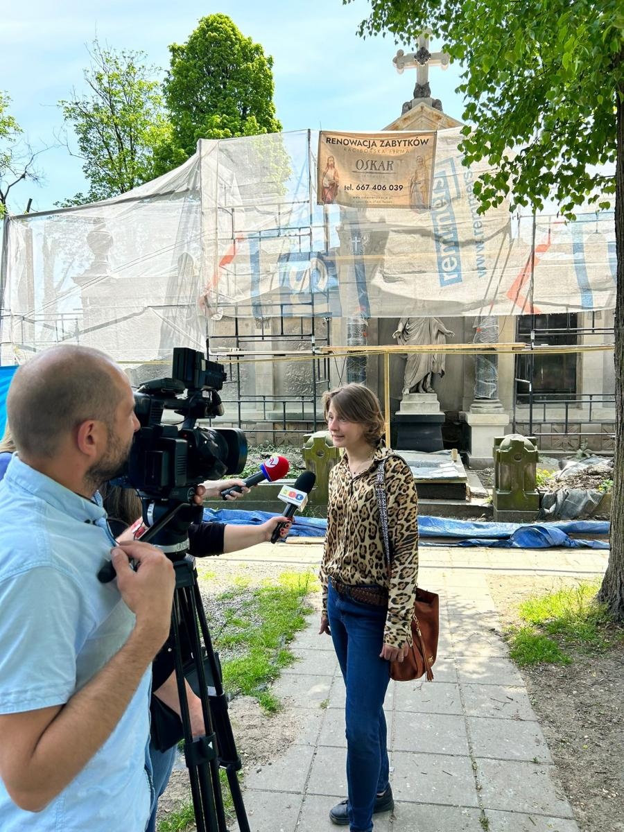 Zdjęcie w galerii na portalu naszraciborz.pl: Ruszyła renowacja grobowców z cmentarza Jeruzalem wiadomości z regionu