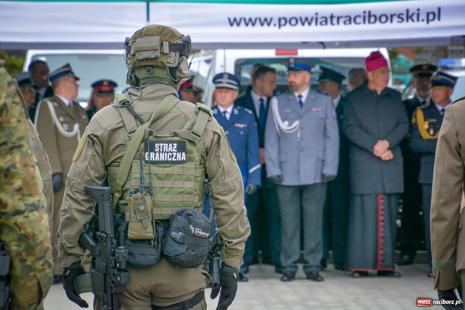 Zdjęcie w galerii na portalu naszraciborz.pl: Podhalańczycy, musztra, strzały i awanse. Śląska Straż Graniczna świętuje [FOTO i WIDEO] wiadomości z regionu