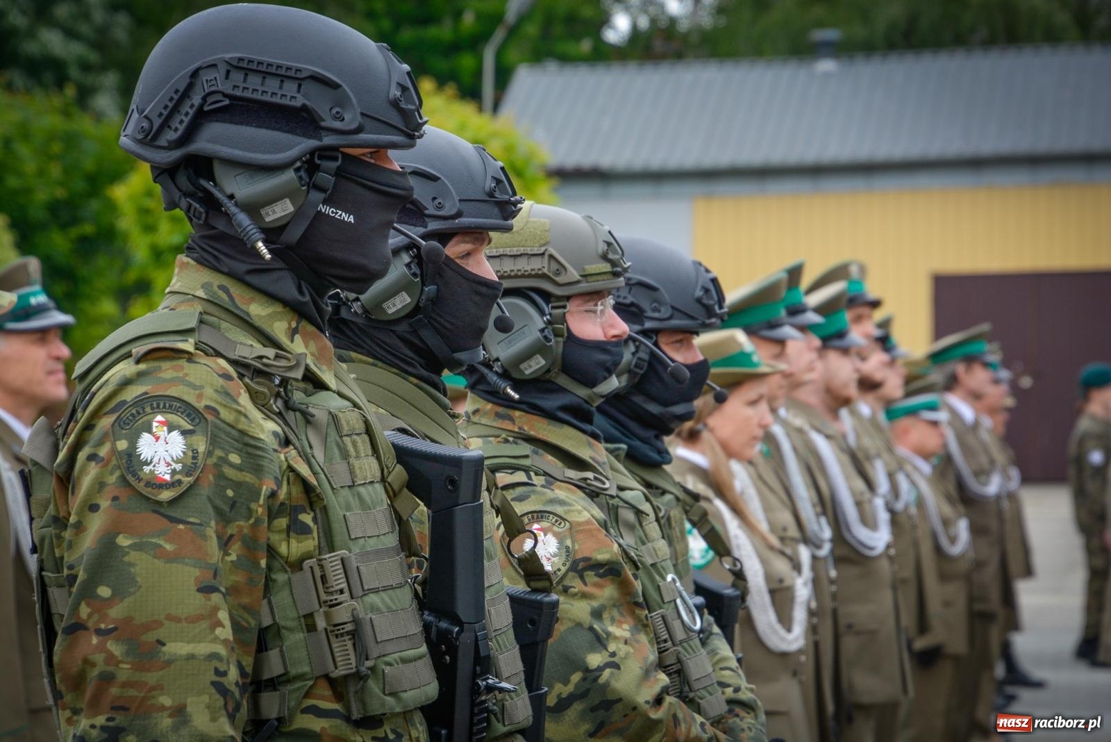 Zdjęcie w galerii na portalu naszraciborz.pl: Podhalańczycy, musztra, strzały i awanse. Śląska Straż Graniczna świętuje [FOTO i WIDEO] wiadomości z regionu