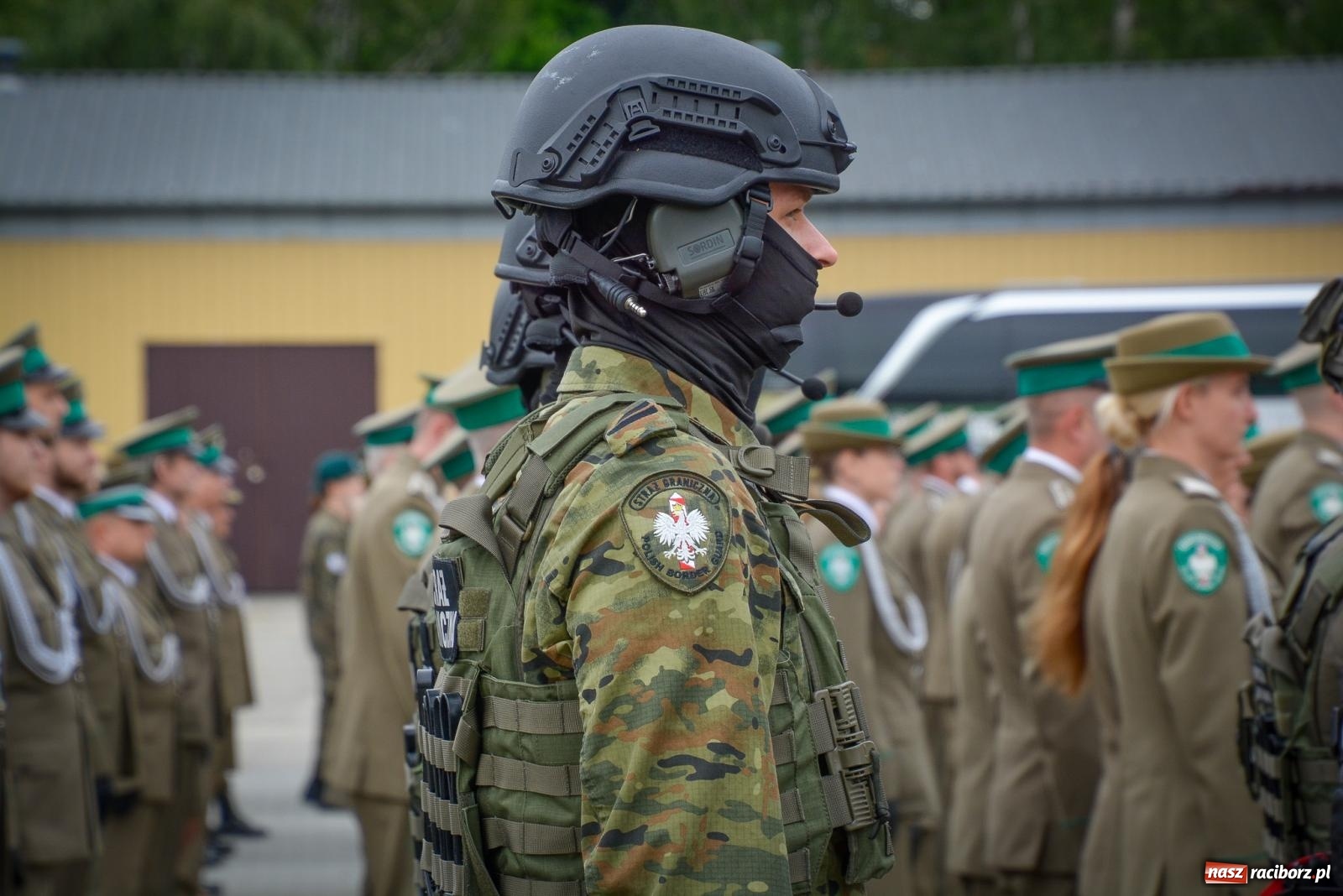 Zdjęcie w galerii na portalu naszraciborz.pl: Podhalańczycy, musztra, strzały i awanse. Śląska Straż Graniczna świętuje [FOTO i WIDEO] wiadomości z regionu