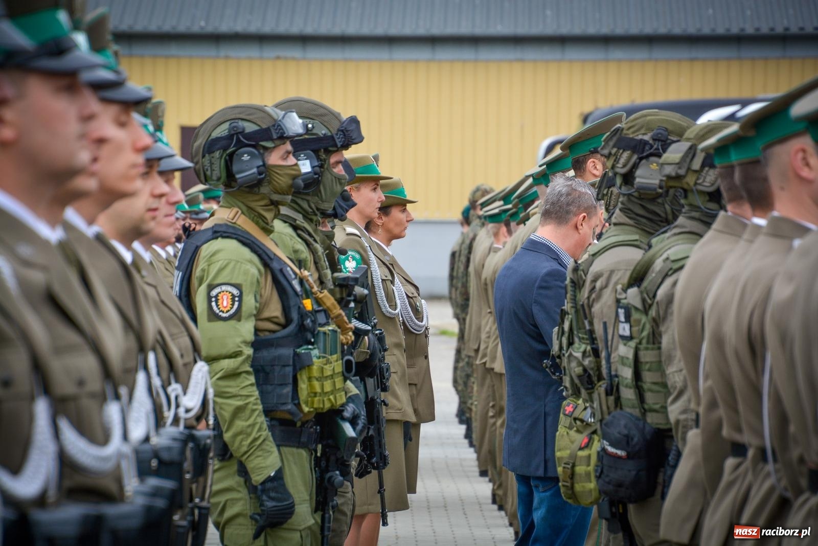 Zdjęcie w galerii na portalu naszraciborz.pl: Podhalańczycy, musztra, strzały i awanse. Śląska Straż Graniczna świętuje [FOTO i WIDEO] wiadomości z regionu