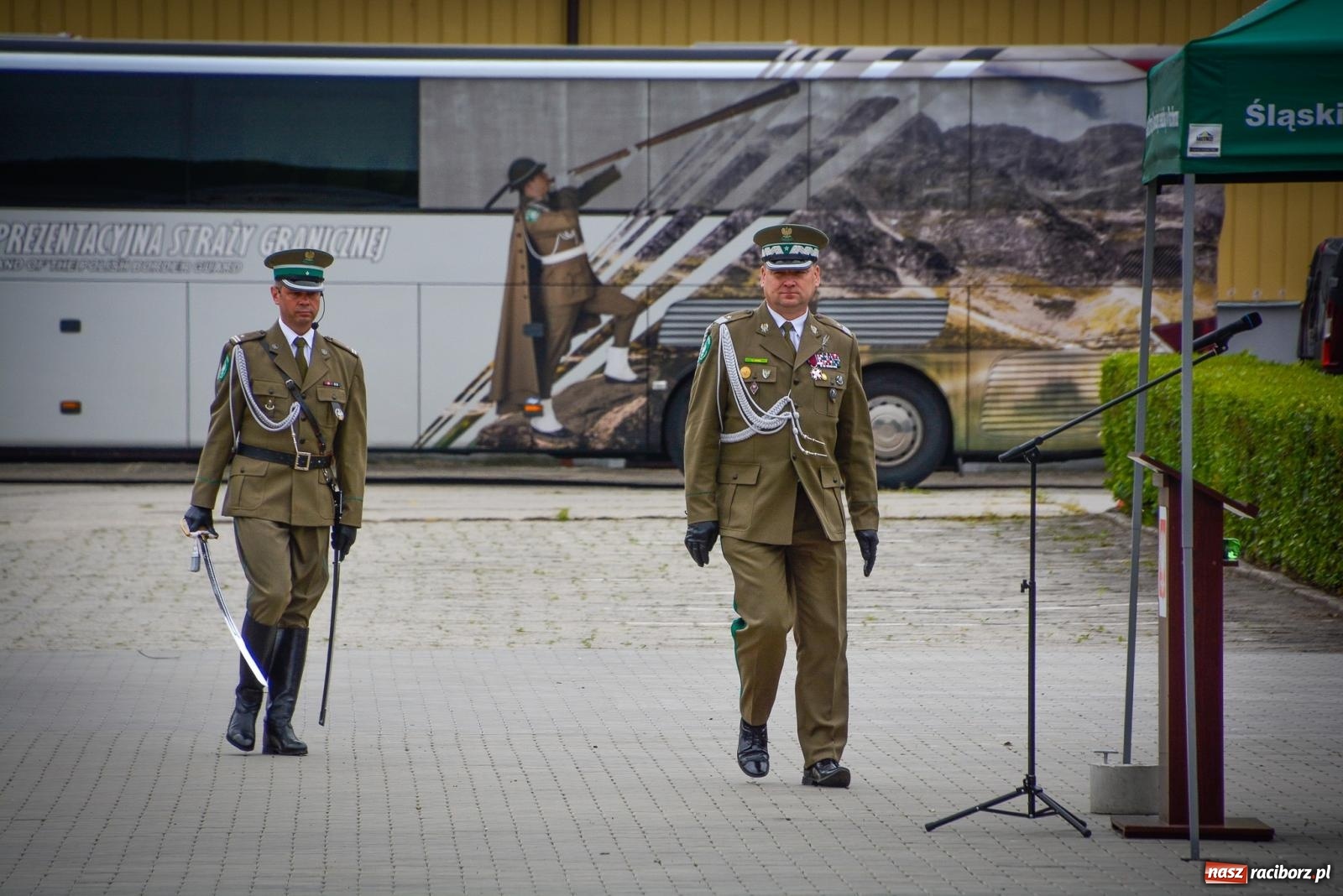 Zdjęcie w galerii na portalu naszraciborz.pl: Podhalańczycy, musztra, strzały i awanse. Śląska Straż Graniczna świętuje [FOTO i WIDEO] wiadomości z regionu