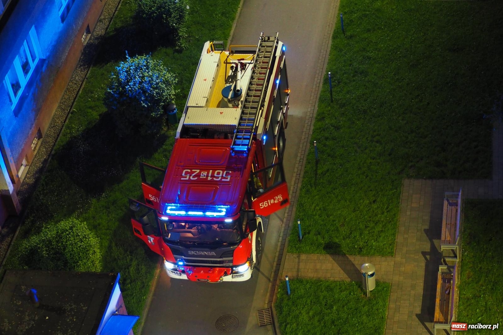 Zdjęcie w galerii na portalu naszraciborz.pl: Nocny alarm z czujki czadu przy Katowickiej wiadomości z regionu