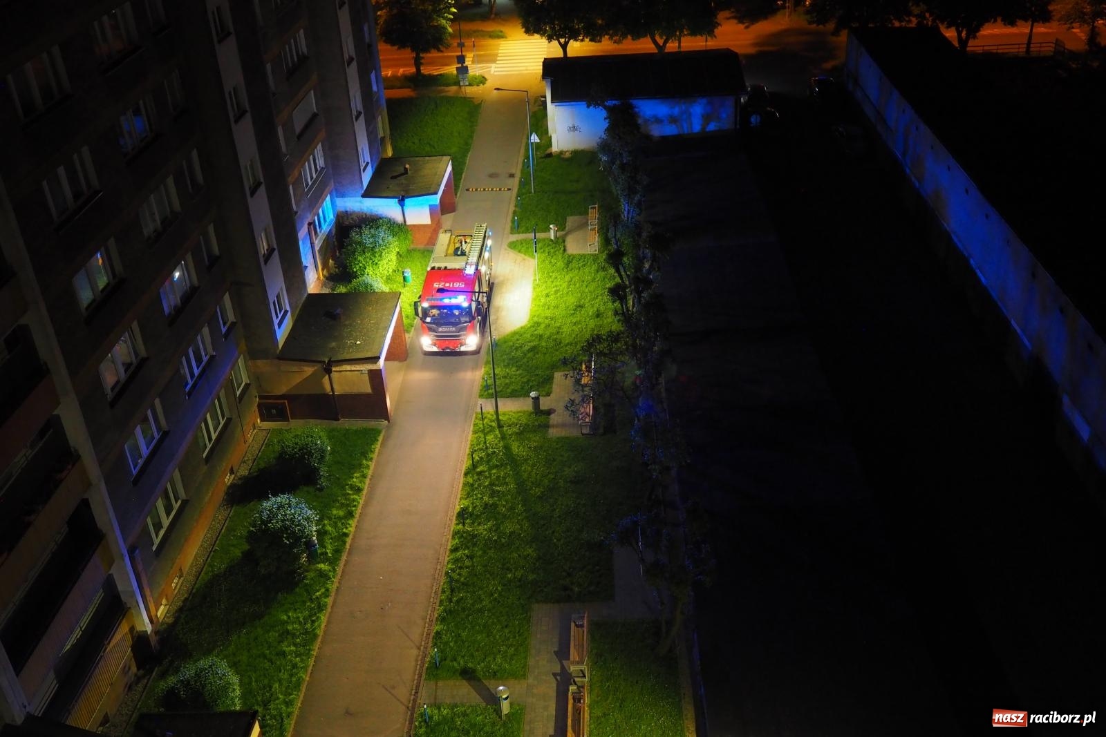 Zdjęcie w galerii na portalu naszraciborz.pl: Nocny alarm z czujki czadu przy Katowickiej wiadomości z regionu