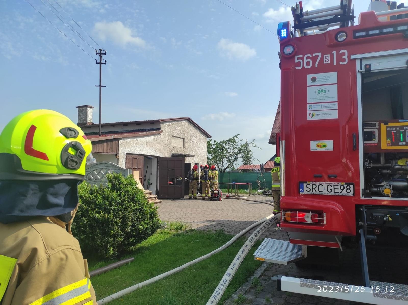 Zdjęcie w galerii na portalu naszraciborz.pl: 20 tys. złotych strat w pożarze w Zawadzie Książęcej  wiadomości z regionu