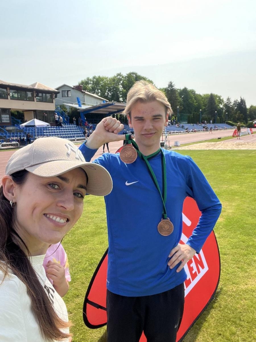 Zdjęcie w galerii na portalu naszraciborz.pl: Raciborskie medale na Mistrzostwach Śląska w Lekkiej Atletyce U18, U20 i U23 wiadomości z regionu