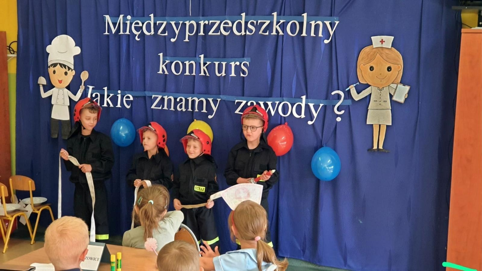 Zdjęcie w galerii na portalu naszraciborz.pl: Jakie znamy zawody? Konkurs w szonowickim przedszkolu wiadomości z regionu