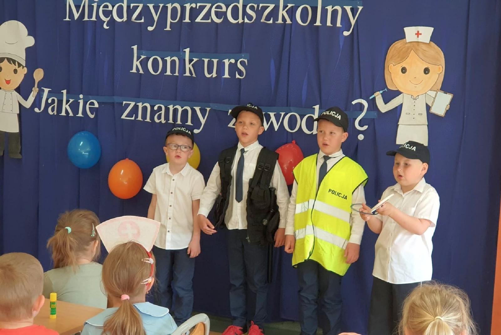 Zdjęcie w galerii na portalu naszraciborz.pl: Jakie znamy zawody? Konkurs w szonowickim przedszkolu wiadomości z regionu