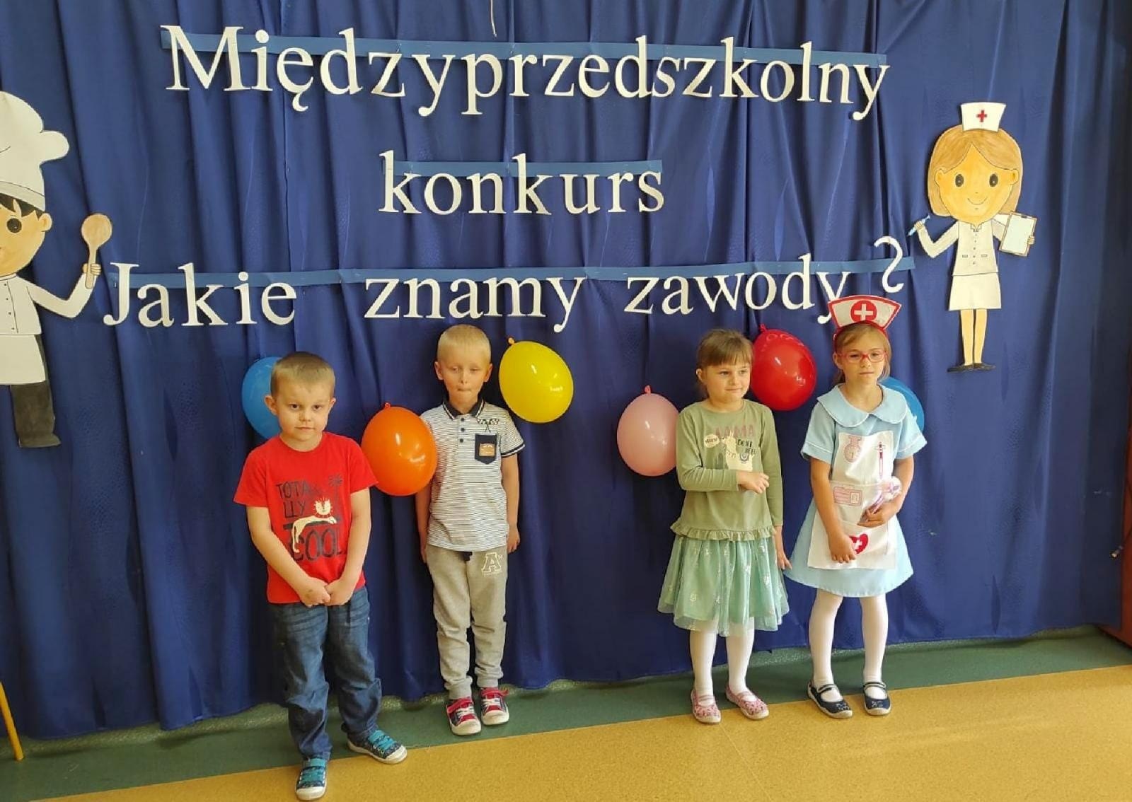 Zdjęcie w galerii na portalu naszraciborz.pl: Jakie znamy zawody? Konkurs w szonowickim przedszkolu wiadomości z regionu