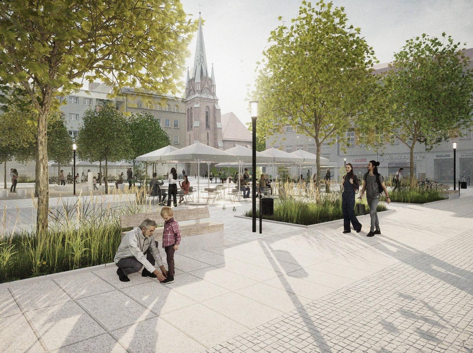 Zdjęcie w galerii na portalu naszraciborz.pl: Raciborski rynek w nieładzie. Radni poznali koncepcję zmian wiadomości z regionu