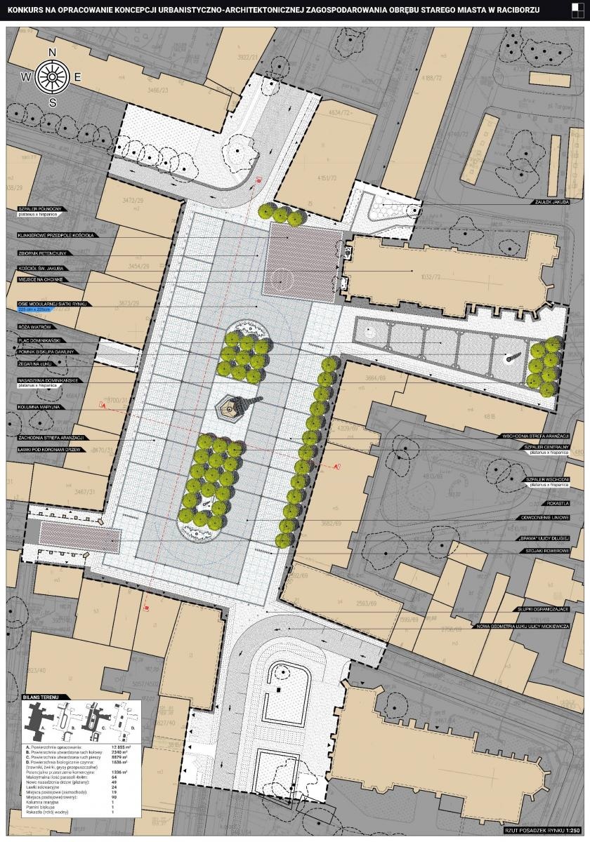 Zdjęcie w galerii na portalu naszraciborz.pl: Konkurs na zagospodarowanie raciborskiego Rynku - WYRÓŻNIENIE RÓWNORZĘDNE II wiadomości z regionu