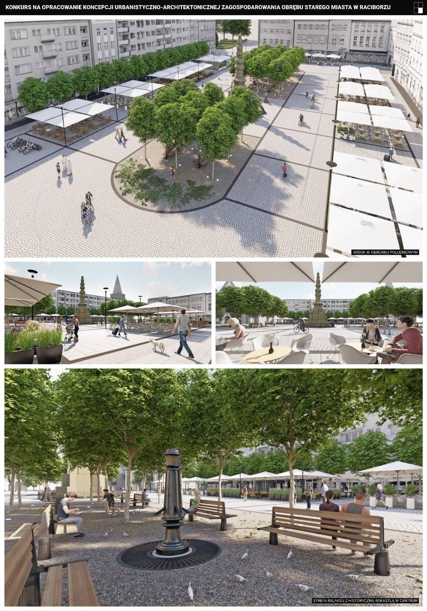 Zdjęcie w galerii na portalu naszraciborz.pl: Konkurs na zagospodarowanie raciborskiego Rynku - WYRÓŻNIENIE RÓWNORZĘDNE II wiadomości z regionu