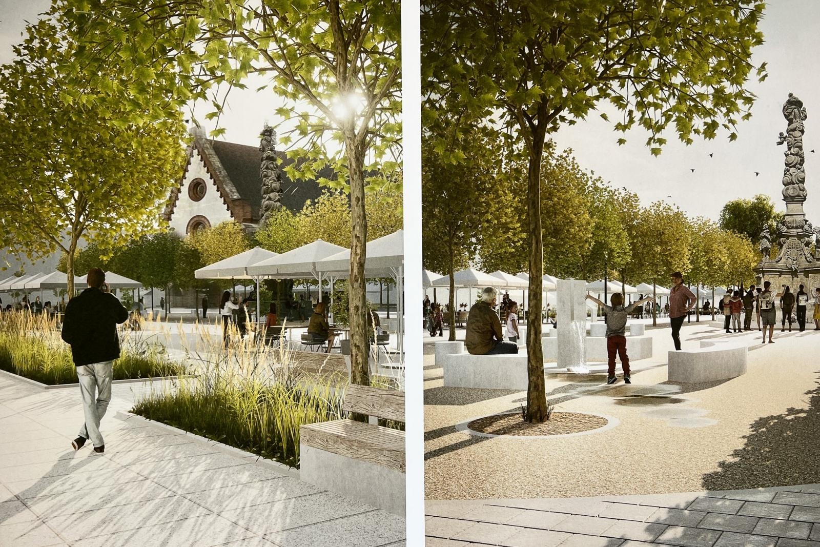 Zdjęcie w galerii na portalu naszraciborz.pl: Raciborski rynek przyszłości - są wizje, ale brakuje pieniędzy. Czy miasto stać na wydanie milionów wokół kolumny maryjnej? wiadomości z regionu