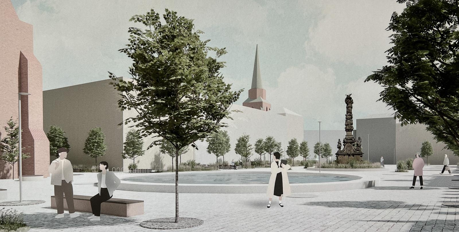 Zdjęcie w galerii na portalu naszraciborz.pl: Raciborski rynek przyszłości - są wizje, ale brakuje pieniędzy. Czy miasto stać na wydanie milionów wokół kolumny maryjnej? wiadomości z regionu