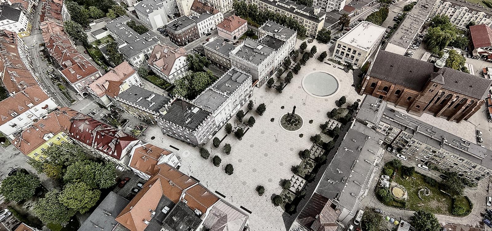 Zdjęcie w galerii na portalu naszraciborz.pl: Raciborski rynek przyszłości - są wizje, ale brakuje pieniędzy. Czy miasto stać na wydanie milionów wokół kolumny maryjnej? wiadomości z regionu