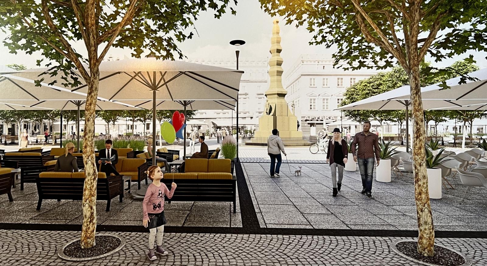 Zdjęcie w galerii na portalu naszraciborz.pl: Raciborski rynek przyszłości - są wizje, ale brakuje pieniędzy. Czy miasto stać na wydanie milionów wokół kolumny maryjnej? wiadomości z regionu